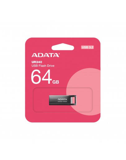 64GB USB3 UR340 ADATA METAL BK