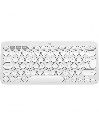 LOGITECH K380S Bluetooth Keyboard - TONAL WHITE