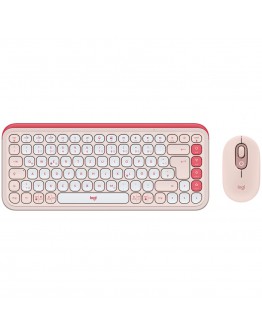 LOGITECH POP ICON COMBO - ROSE - US INT'L - BT -