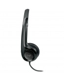 LOGITECH H390 Corded Headset - BLACK - USB