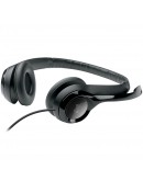 LOGITECH H390 Corded Headset - BLACK - USB