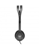 LOGITECH H111 Corded Stereo Headset - BLACK -