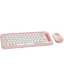 LOGITECH POP ICON COMBO - ROSE - US INT'L - BT -