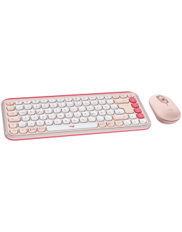 LOGITECH POP ICON COMBO - ROSE - US INT'L - BT -