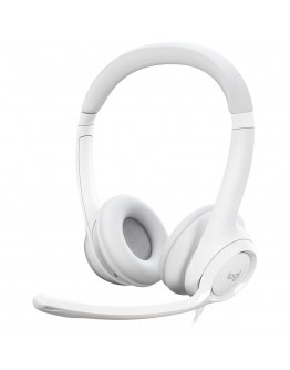 LOGITECH H390 Corded Headset - OFFWHITE - USB