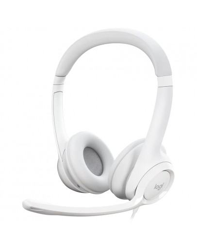 LOGITECH H390 Corded Headset - OFFWHITE - USB