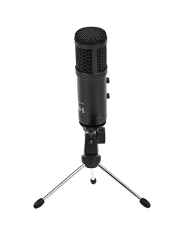 LORGAR Soner 313, Gaming Microphones, Black, USB