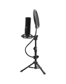 LORGAR Voicer 721, Gaming Microphone, Black, USB