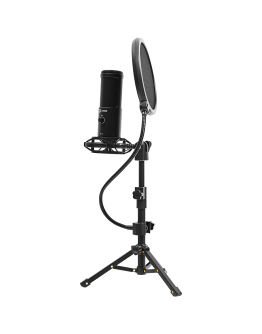 LORGAR Voicer 721, Gaming Microphone, Black, USB