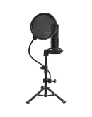 LORGAR Voicer 721, Gaming Microphone, Black, USB