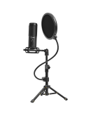 LORGAR Voicer 721, Gaming Microphone, Black, USB