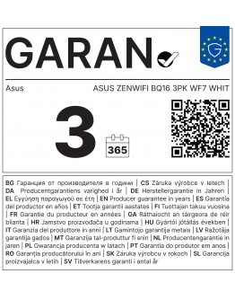 ASUS ZENWIFI BQ16 3PK WF7 WHIT