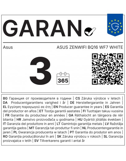 ASUS ZENWIFI BQ16 WF7 WHITE
