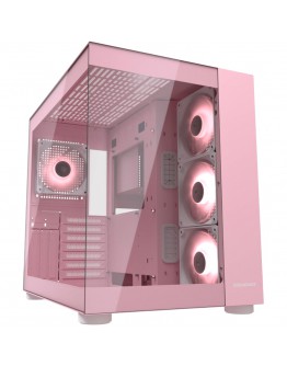 COUGAR FV150 RGB PC Case, Mid tower, Pink