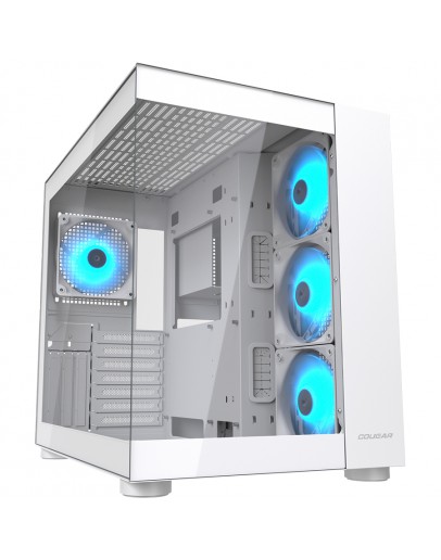 COUGAR FV150 RGB PC Case, Mid tower, White