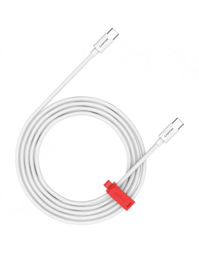 CANYON cable CC100AB C-C 100W Braided 2m White