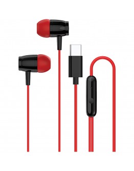 CANYON headphones SEP-5 TYPE-C Red