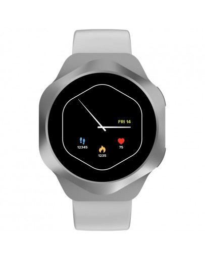 CANYON Smart Watch Hexagon 88 BT-CALL Silver