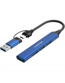 CANYON hub DS-02 4in1 USB-A/C Blue