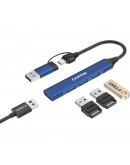 CANYON hub DS-02 4in1 USB-A/C Blue