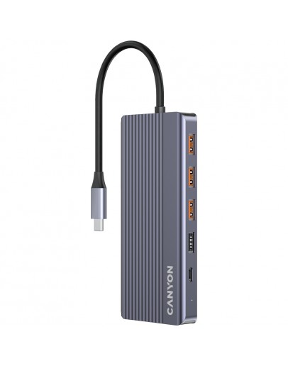 CANYON hub DS-16 13in1 4k USB-C Grey