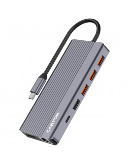 CANYON hub DS-16 13in1 4k USB-C Grey