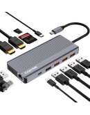 CANYON hub DS-16 13in1 4k USB-C Grey