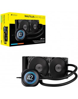 CORSAIR NAUTILUS 240 LCD, 240mm Radiator, Liquid