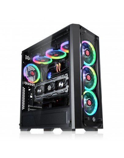 Raijintek кутия Case EATX - PONOS TG4 - 4 x 120mm ARGB Fans, Tempered Glass