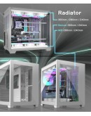Raijintek кутия Case ATX - PAEAN C7 WHITE TG4