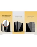 Geometric Future кутия Case EATX - Model 6 Cezanne Black