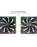 Geometric Future вентилатор Squama 2503R, REVERSE Fan, 120mm, ARGB, White