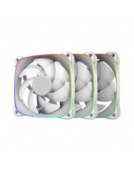 Geometric Future Комплект вентилатори Fan Pack 3-in-1 - Squama 2503W White