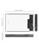 Orico външна кутия за диск Storage - Case - 2.5 inch 5Gbps Type-C Transparent - 2139C3-G2-CR-EP