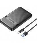 Orico кутия за диск Storage - Case - 2.5 inch USB-C - 2577C3-V1-BK