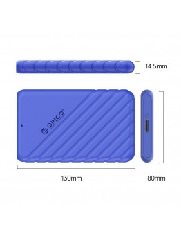 Orico кутия за диск Storage - Case - 2.5 inch USB3.0 BLUE - 25PW1-U3-BL