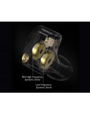 KZ професионални слушалки Hi-Fi In-Ear-Monitors - Castor Pro Gray No Mic - Bass Up Edition