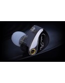 KZ професионални слушалки Hi-Fi In-Ear-Monitors - Castor Pro Gray No Mic - Bass Up Edition
