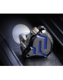 KZ професионални слушалки Hi-Fi In-Ear-Monitors - ZSN PRO 2 Midnight Black (Limited version), Mic