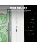 Gamemax кутия Case mATX - CLAW 360 WH