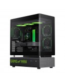 Gamemax кутия Case ATX - N90 BG - Addressable RGB, Modular Dual-Chamber