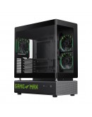 Gamemax кутия Case ATX - N90 BG - Addressable RGB, Modular Dual-Chamber