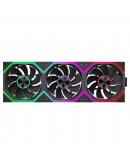 Gamemax Комплект вентилатори Fan Pack 3-in-1 3x120mm - FN12A-N2 WL-R - Reverse, Daisy-Chain, A-RGB