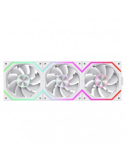 Gamemax Комплект вентилатори Fan Pack 3-in-1 3x120mm - FN12A-N2 WL-RW - Reverse, Daisy-Chain, A-RGB, White