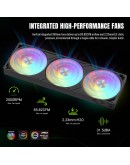 Gamemax водно охлаждане Water Cooling GLACIER 360 LCD BK - Addressable RGB