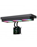 Gamemax водно охлаждане Water Cooling GLACIER 360 LCD BK - Addressable RGB