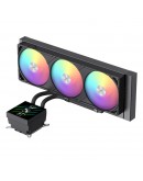 Gamemax водно охлаждане Water Cooling GLACIER 360 LCD BK - Addressable RGB