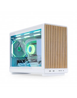 Lian Li кутия Case mATX - DAN Cases A3 Wood - White
