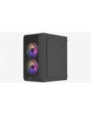 AeroCool кутия Case mATX - CS-107-A-BK-v2 - 3 fans included