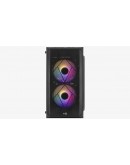 AeroCool кутия Case mATX - CS-107-A-BK-v2 - 3 fans included